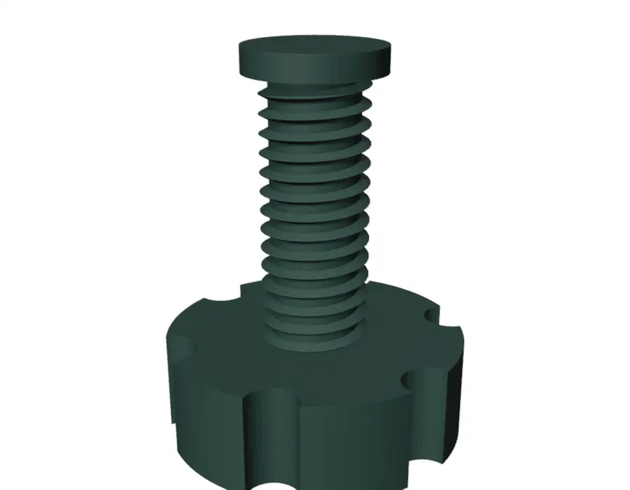 Pieza: Tornillo de apriete con perilla
