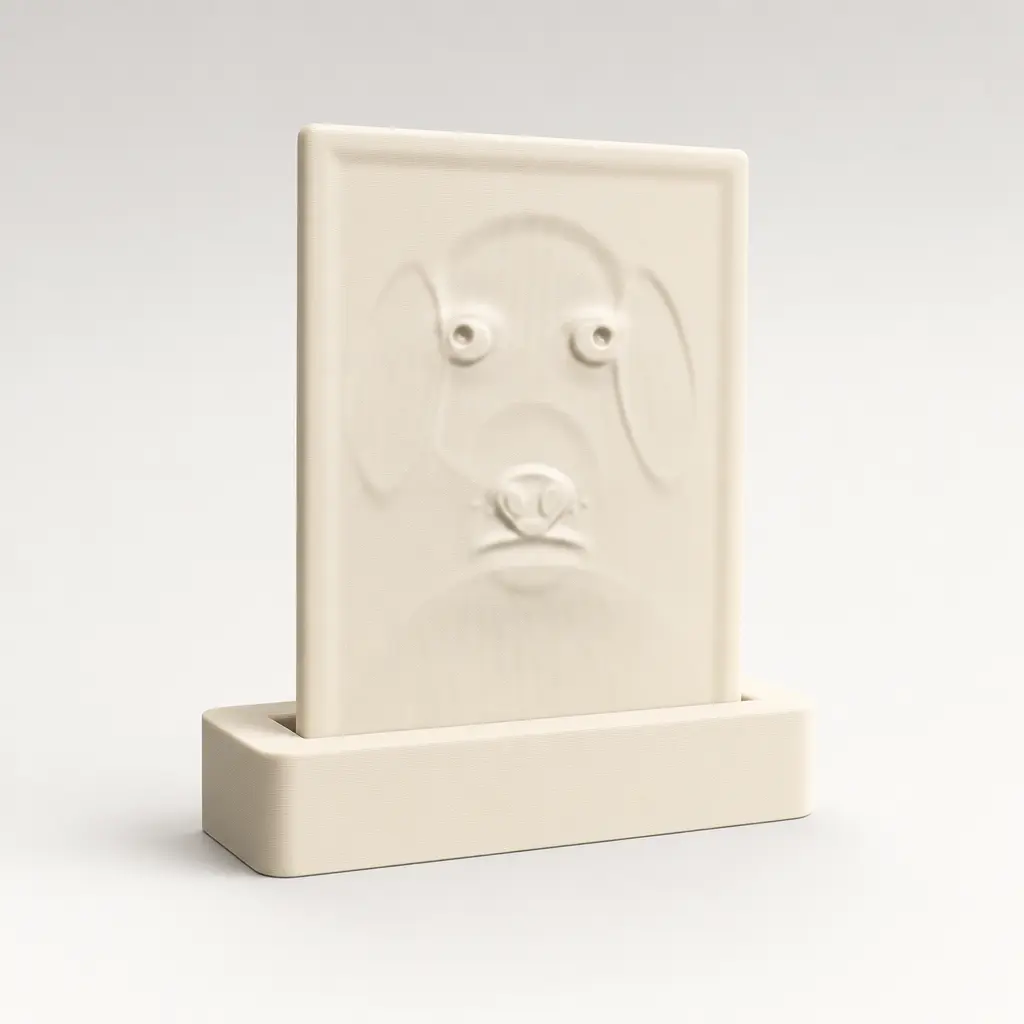 Foto del producto Litofanía personalizada de mesa con base