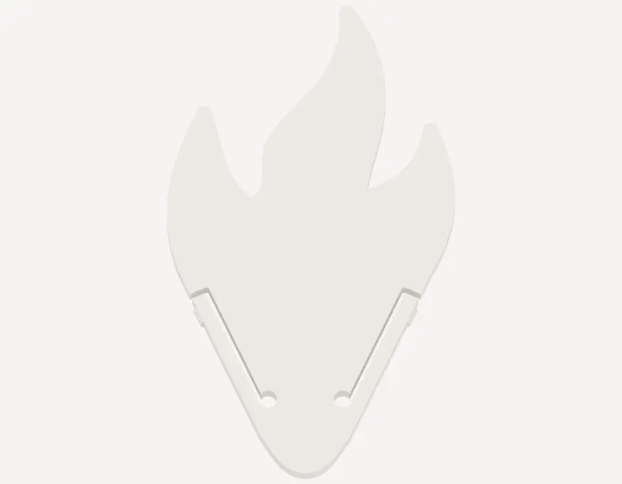 Pieza: Llama frontal