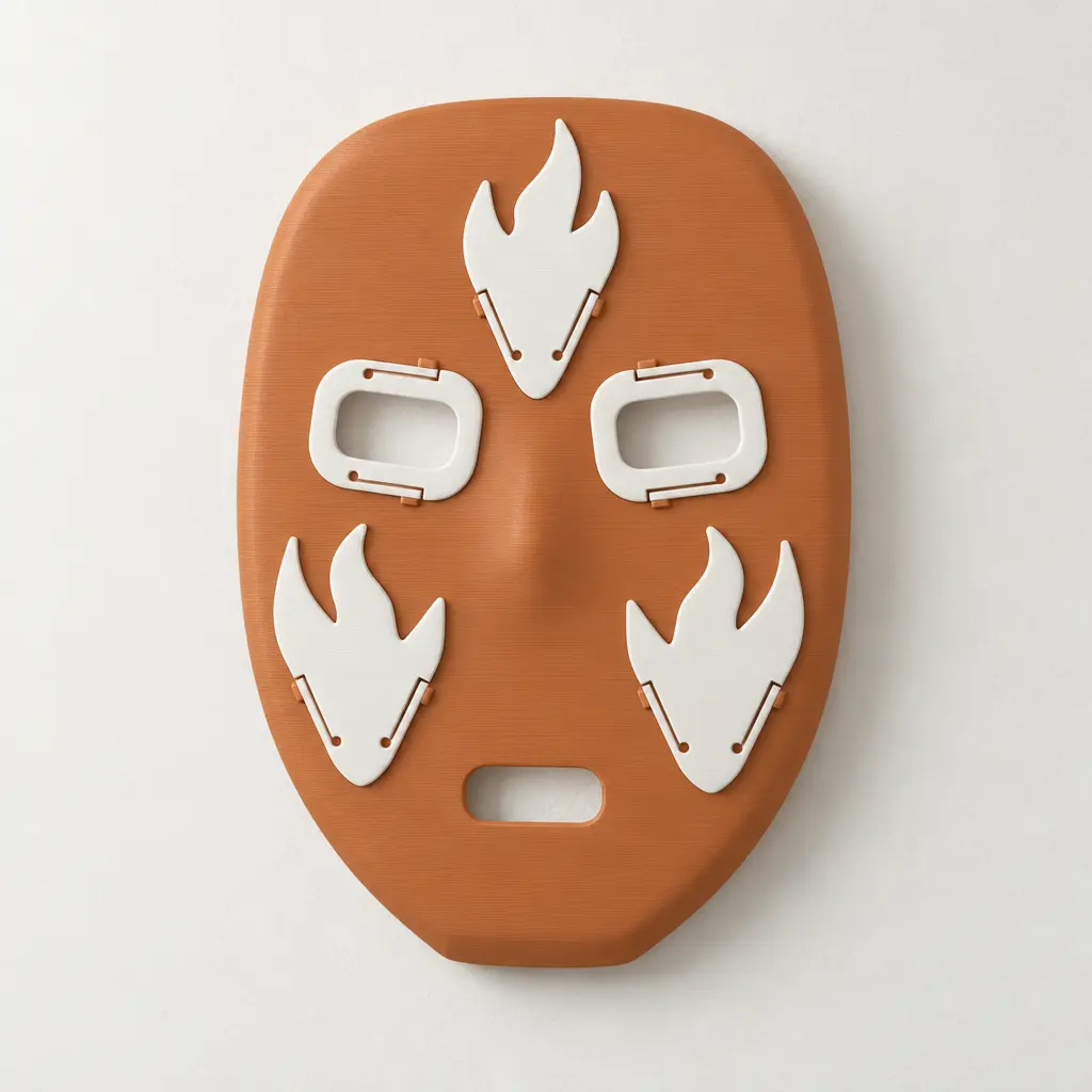 Foto del producto Máscara decorativa de luchador para pared