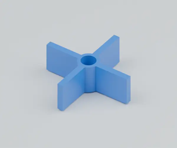 Pieza: Rotor de cuatro paletas