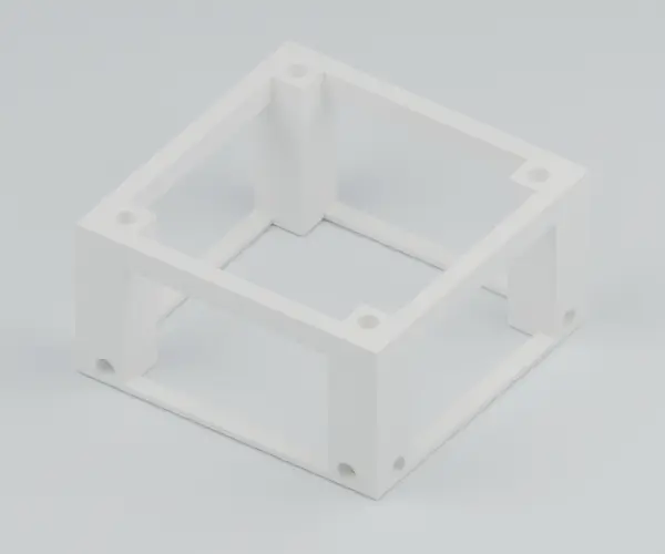 Pieza: Soporte cuadrado de 50 mm