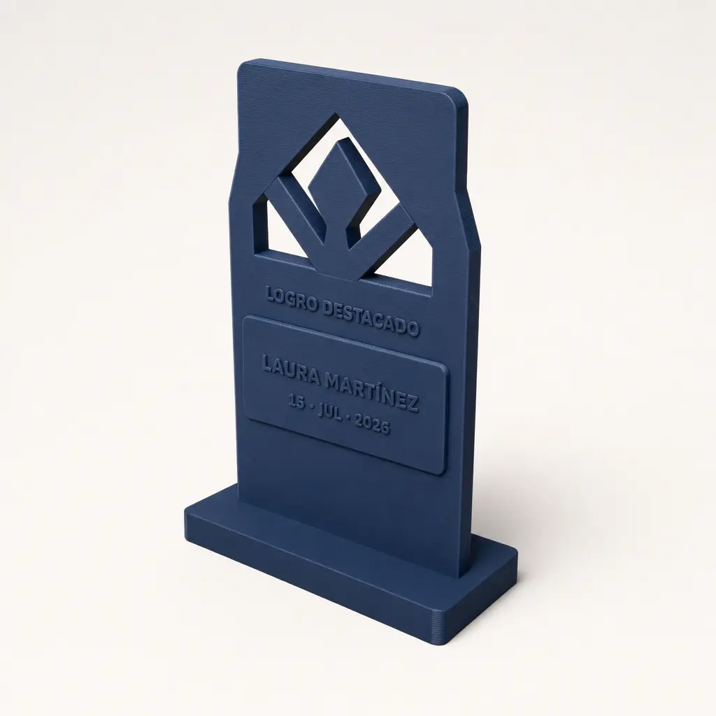 Foto del producto Placa y reconocimiento personalizado para empleados