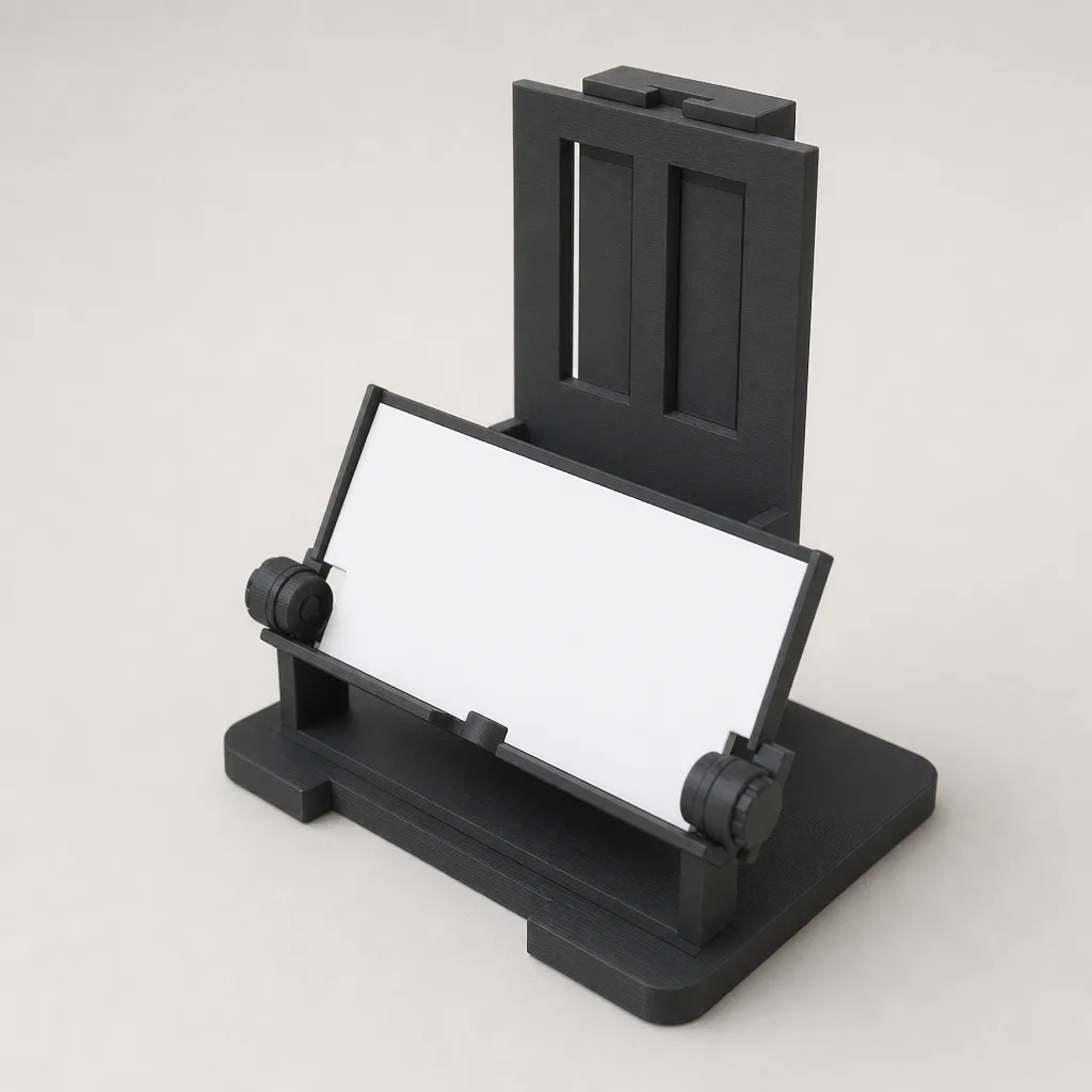 Foto del producto Soporte de celular con teleprompter de tarjetas