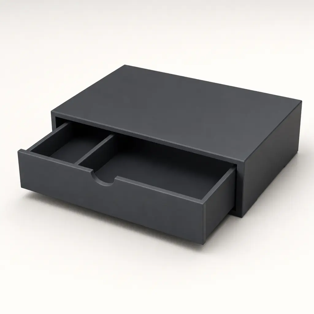 Foto del producto Soporte elevador para monitor con cajón